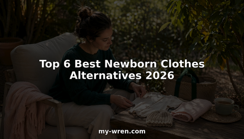 Parent reviewing newborn clothes alternatives at home Featured Image