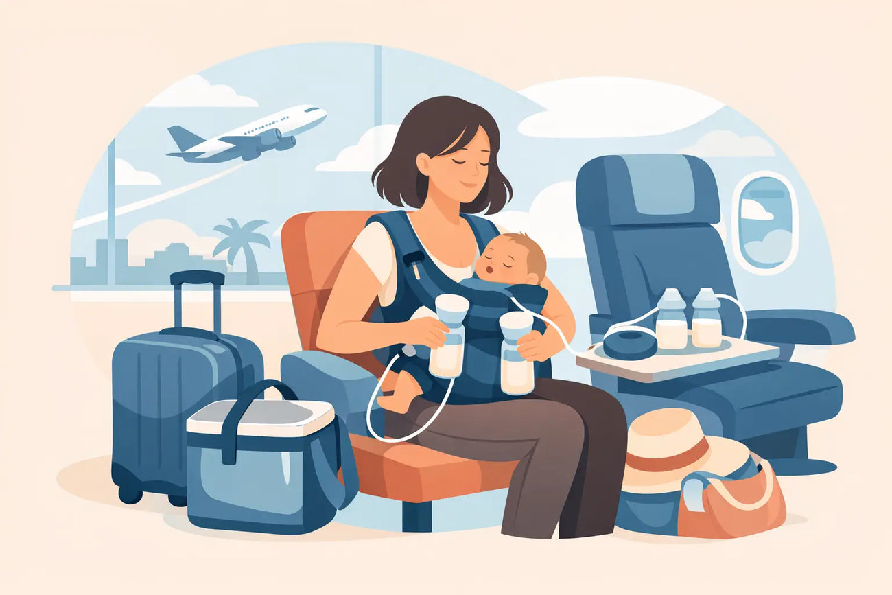 Pumping Whilst Travelling With Baby Made Easier