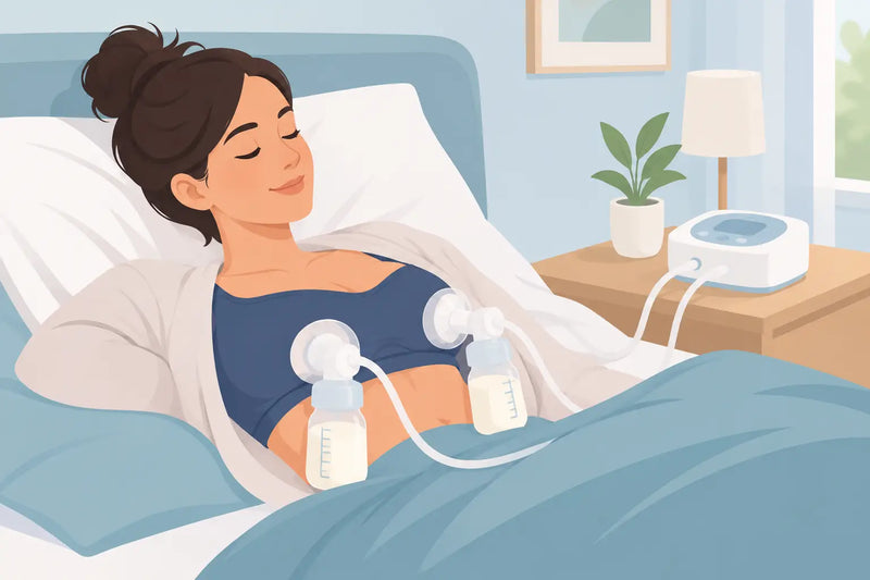 Can I Pump Lying Down? What to Know First
